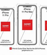 Image result for iPhone 11 Pro Size to 8