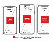 Image result for iPhone 11 Show Actual Size Image