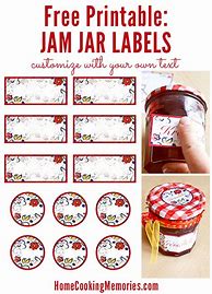 Image result for Free Printable Jam Jar Labels