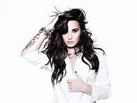 Image result for Demi Lovato Black and White Dress