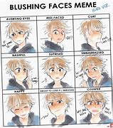 Image result for Anime Boy Blushing Sketch
