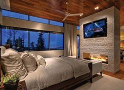 Image result for Modern Bedroom TV Wall