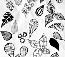 Image result for Leaf Line Drawing Pattern