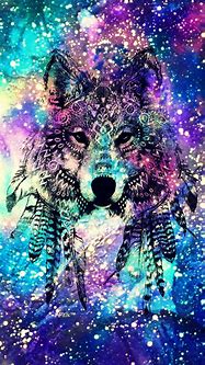 Image result for Pink Galaxy Wolf