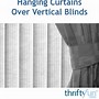 Image result for Curtain Rod Over Blinds