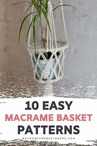 Image result for Patterns for Macrame Hanging Basket