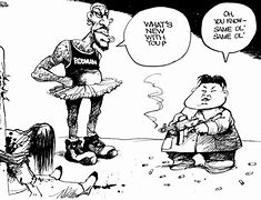 Image result for North Korea Cartoon