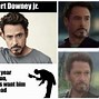 Image result for Robert Downey Jr Meme Face