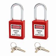 Image result for Red Lock and Tag