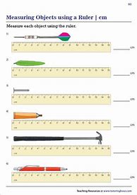 Image result for Measuring Objects in Cm