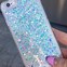 Image result for iPhone 8 Plus Liquid Glitter Cases Aqua and Purple