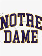 Image result for Notre Dame College Font