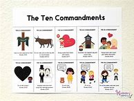 Image result for 10 Commandments Kids