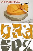 Image result for Papercraft Fox
