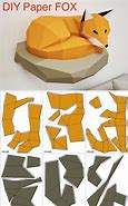 Image result for 3D Paper Animals Templates