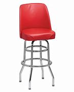Image result for Red Double Ring Bar Stools