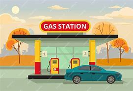 Image result for Gasoline Station Clip Art