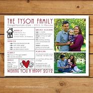 Image result for Christmas Card Family Update Letter