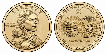 Image result for Native American Sacagawea Dollar