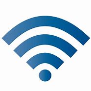 Image result for Wi-Fi Symbol with a Keyhole Blue