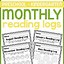 Image result for November Monthly Reading Log