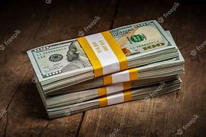 Image result for 100 Dollar Bill Bundle