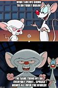 Image result for Pinky and the Brain Thursday Meme