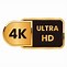 Image result for 4K Ultra HD Icon