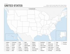 Image result for Blank US Map Color States