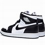 Image result for Air Jordan 1 Mid Black and White