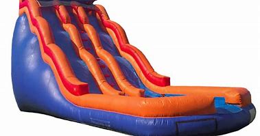 Image result for Inflatable Lake Slide