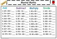 Image result for Mental Maths Grade 6