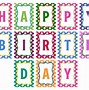 Image result for happy birthday banners print
