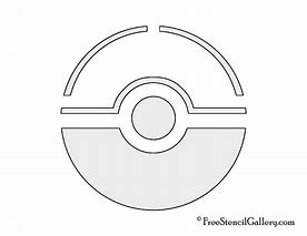 Image result for Pokemon Ball Template