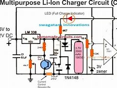 Image result for 18650 Battery Charger Schematic