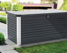 Image result for Metal Garden Storage Box