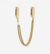 Image result for Pandora Gold Plated Safety Chain