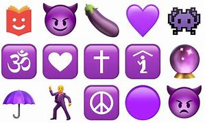 Image result for Purple Emoji Copy and Paste