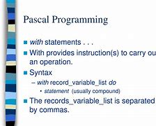 Image result for Pascal Programming