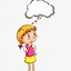 Image result for Free Clip Art Child Thinking