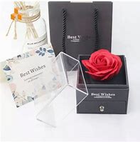 Image result for Preserved Real Rose with Necklace