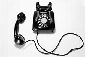 Image result for Black Rotary Dial Phone