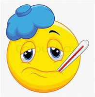 Image result for Cartoon Sick Thermometer