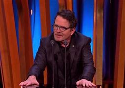 Image result for Michael J. Fox Receives Standing Ovation
