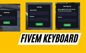 Image result for Fivem Keyboard Layout