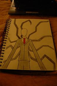 Image result for How to Draw Slender Man