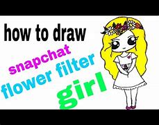 Image result for Flower Snapchat Filter Drawings