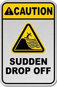 Image result for Sudden Drop Warning Vector