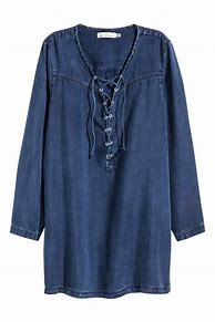 Image result for Denim Tunic Blouse