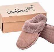 Image result for Shearling Scuff Slippers